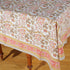 Block Printed Cotton Table Cover - 150 x 150 cms - The Nomads Tent